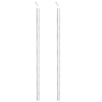 Оградна мрежа с колове поцинкована стомана 15x1,25 м сребриста