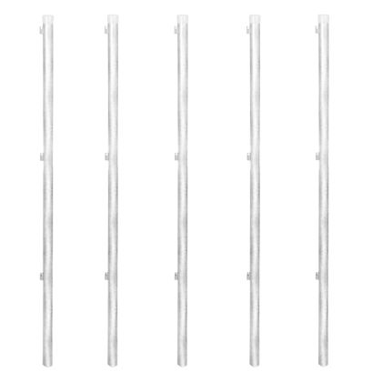 Оградна мрежа с колове и клинове поцинкована стомана 15x1 м