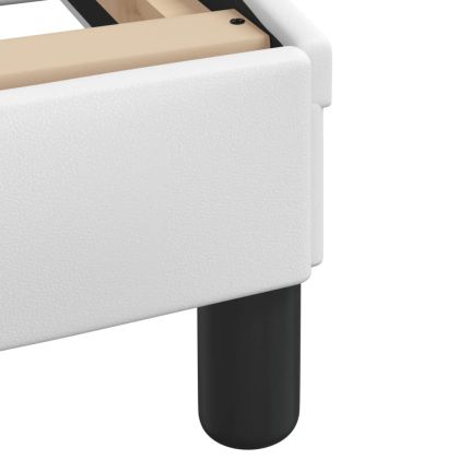 Рамка за легло с LED без матрак Zadar, бяла, 140x200 cм