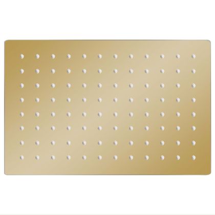 Rainshower душ пита, инокс, 30x20 cм, правоъгълна, златиста