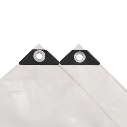 Брезентово платнище, 650 гр/м², 1,5x10 м, бяло