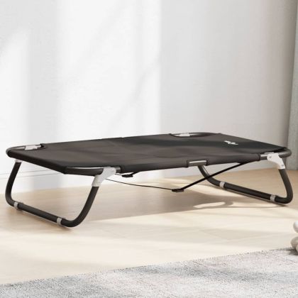 Кучешко легло, сгъваемо, антрацит, Оксфорд плат и стомана