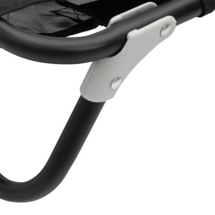 Кучешко легло, сгъваемо, антрацит, Оксфорд плат и стомана