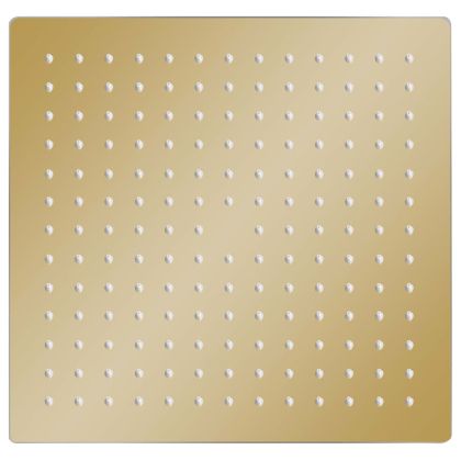 Rainshower душ пита, инокс, 30x30 cм, квадратна, златиста