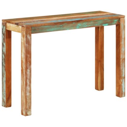 Конзолна маса, 110x35x76 см, регенерирано дърво масив