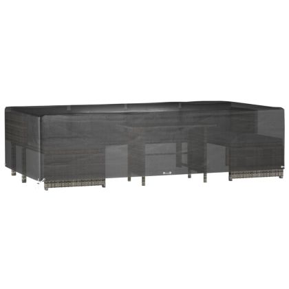 Калъф за градинска мебел 2 бр 12 капси 315x160x75см правоъгълни