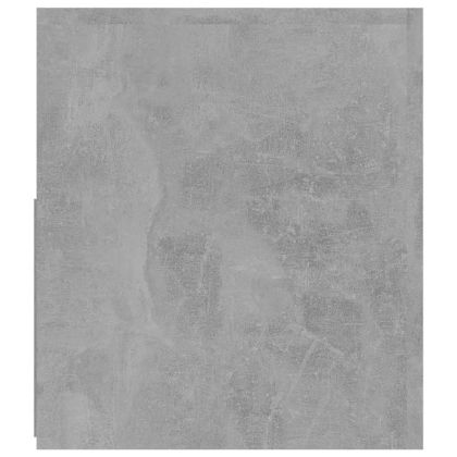 ТВ шкаф с LED осветление, бетонно сив, 120x35x40 см