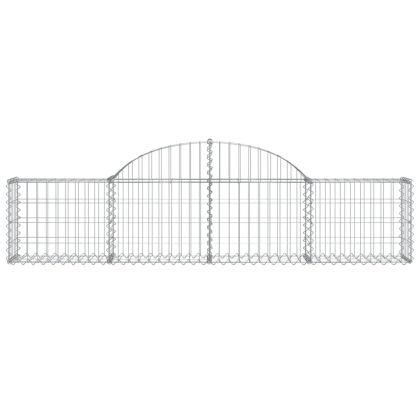 Габионни кошници арка 14 бр 200x30x40/60 см поцинковано желязо