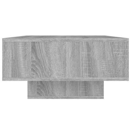 Кафе маса, сив сонома, 105x55x32 см, инженерно дърво