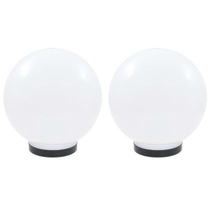 Градински сфери за LED лампи, 2 бр, 25 см, PMMA