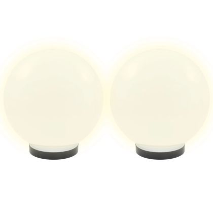 Градински сфери за LED лампи, 4 бр, 25 см, PMMA