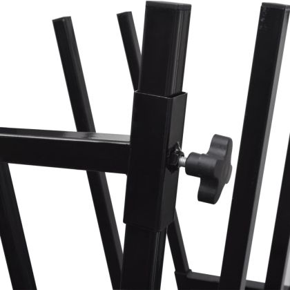 Черно прахово боядисано дърводелско магаре