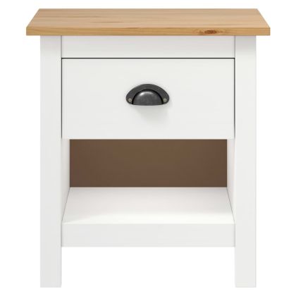 Нощни шкафчета 2 бр Hill 46x35x49,5 см борово дърво масив