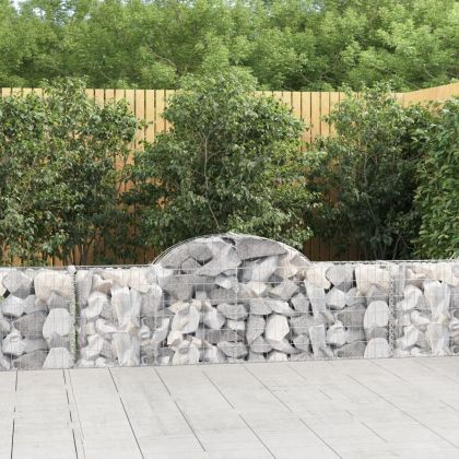 Габионни кошници арка 40 бр 200x30x60/80 см поцинковано желязо
