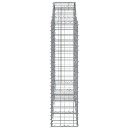 Габионни кошници арка 2 бр 200x50x160/180 см поцинковано желязо