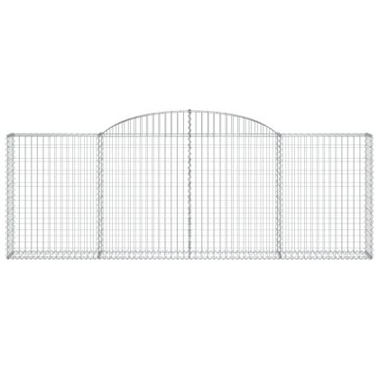 Габионни кошници арка 5 бр 300x30x100/120 см поцинковано желязо