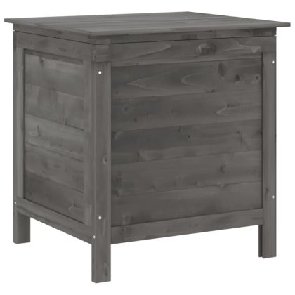 Градинска ракла антрацит 50x49x56,5 см чам масив