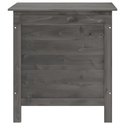 Градинска ракла антрацит 50x49x56,5 см чам масив