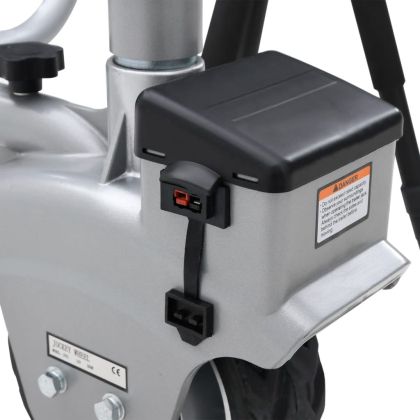 Алуминиево моторизирано опорно колело за ремарке 12 V 350 W