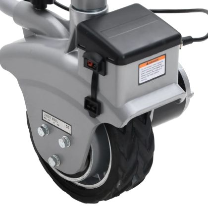 Алуминиево моторизирано опорно колело за ремарке 12 V 350 W