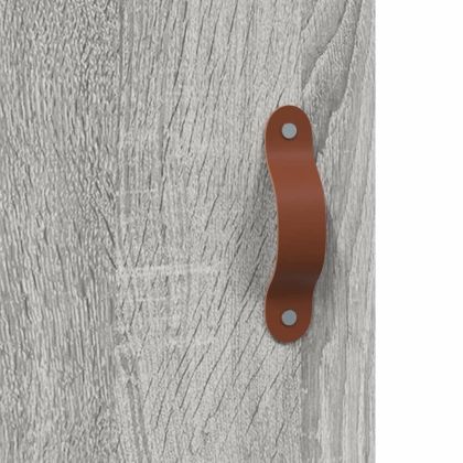 Стенен шкаф сив сонома 34,5x34x90 см