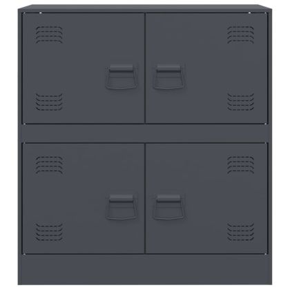 Бюфет, антрацит, 67x39x73 см, стомана