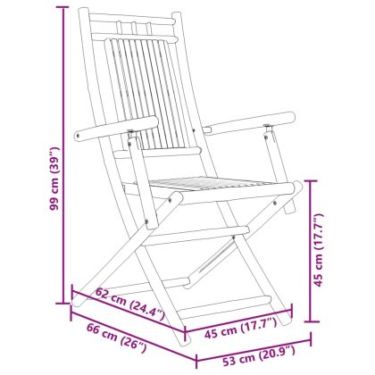 Бистро комплект от 3 части, бамбук