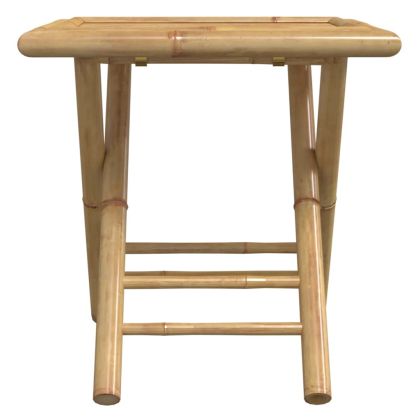 Сгъваем бистро комплект, 3части, кремавобели възглавници бамбук