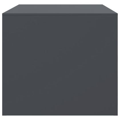 Маса за кафе, антрацит, 67x50x44 см, стомана