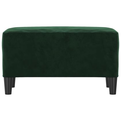 Пейка, тъмнозелена, 70x35x41 см, кадифе