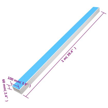 Кабелен канал самозалепващ 100x60 мм 10 м PVC