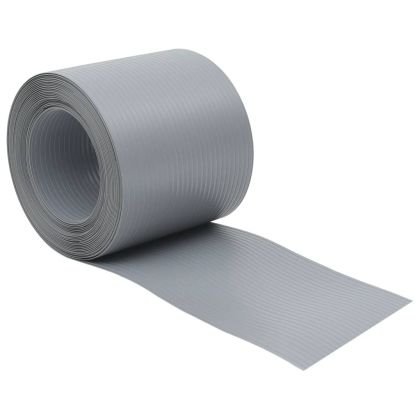 Ленти за покриване на огради 10 бр сив 252,5x19 см PVC