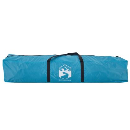 Къмпинг палатка куполна 4-местна синя бързо освобождаване