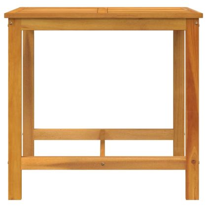 Балконски комплект с възглавници, 3 части, акация масив