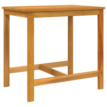 Балконски комплект от 3 части, масивна акациева дървесина