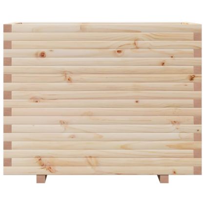 Градинска кашпа 90x60x72,5 см масивна борова дървесина