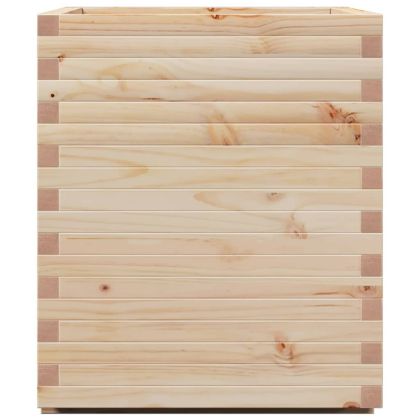 Градинска кашпа 90x60x72,5 см масивна борова дървесина