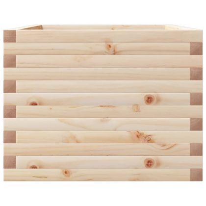 Градинска кашпа 110x60x45,5 см масивна борова дървесина