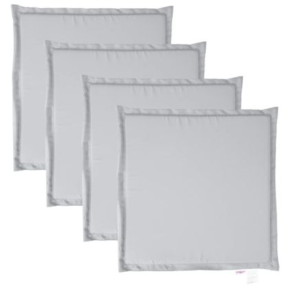 Градински подложки за седалка 4 бр, 45x45x2 см, квадратни