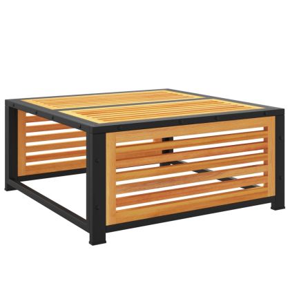 Градинска маса 68x68x30 см масивна акация