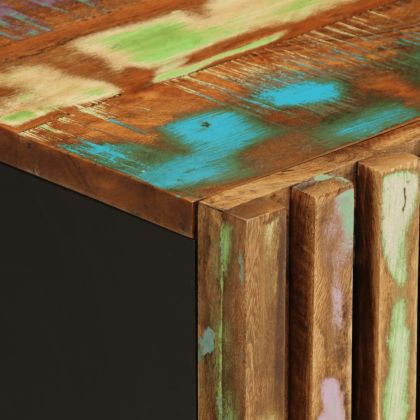 Нощно шкафче 40x34x46 см регенерирано дърво масив