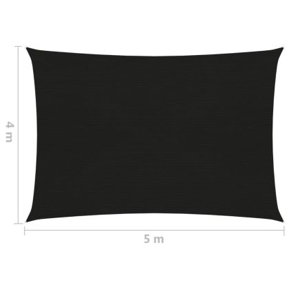 Платно-сенник, 160 г/м², черно, 4x5 м, HDPE