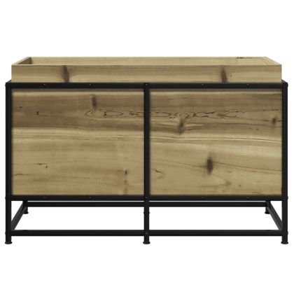 Градинска кашпа, 80x40x50 см, импрегнирано борово дърво