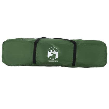 Къмпинг палатка, кабинна, 4-местна, зелена, бързо освобождаване