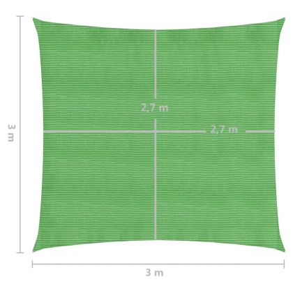 Платно-сенник, 160 г/м², светлозелено, 3x3 м, HDPE