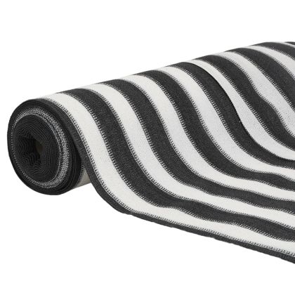 Засенчваща мрежа антрацит и бял 1,8x50 м HDPE 75 г/м²