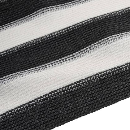 Засенчваща мрежа антрацит и бял 1,8x50 м HDPE 75 г/м²