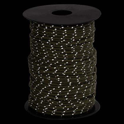 Опъващо въже за палатка с рефлекторни ленти и ключове 50 м 3 мм