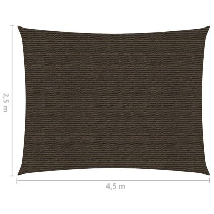 Платно-сенник, 160 г/м², кафяво, 2,5x4,5 м, HDPE