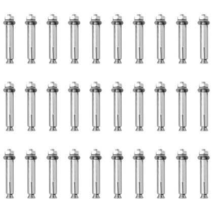 Сигнални колчета за контрол на трафика 10 бр с верига 75 см PE